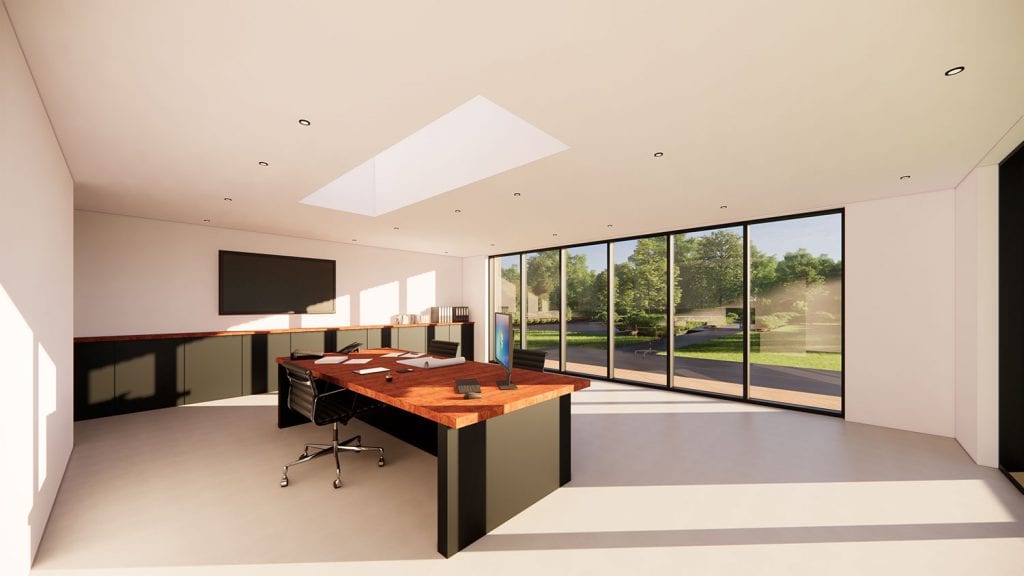 Modern Wooden Clad Garden Office 3
